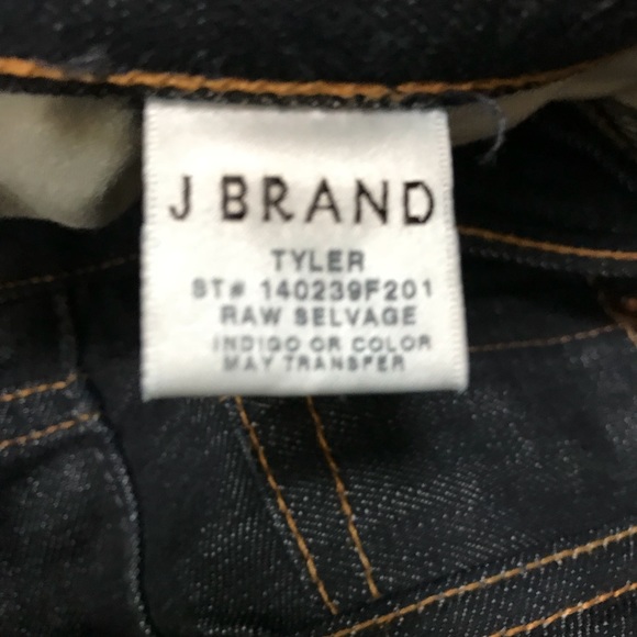 J Brand Dark Wash Straight Leg Jeans Sz 33/33 - Picture 3 of 5